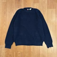 Binghamton Knitting Co. コットンニットセーター ネイビーのサムネイル