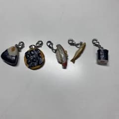 食べ物モチーフキーホルダー5つセットのサムネイル