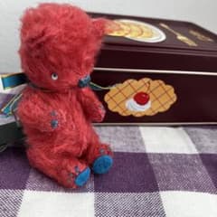 人気作家さま　ぬいぐるみ　ブラウンくまさん　ハンドメイド　アーティストベア 作家クマナミ様 ミニチュア ぬいぐるみ テディベア アーティストベア