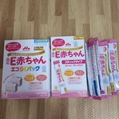 森永E赤ちゃんつめかえ用とスティックのサムネイル