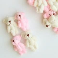 小さなくまさん♡ふわふわsmall♡ぬいぐるみ♡パーツのサムネイル