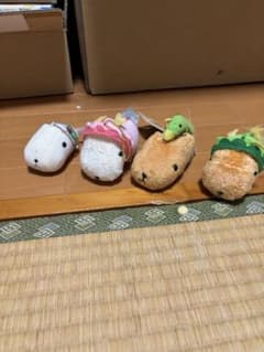 카피바라씨 봉제인형·마스코트 4개 세트 프라이즈품 7cm