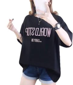 フィオナマックール Tシャツ ロゴ 刺繍 ゆったり 韓国ファッションのサムネイル