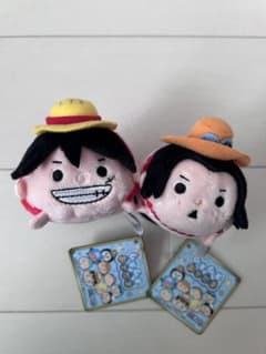 ワンピース おてだま ぬいぐるみ ルフィ エース 2点セットのサムネイル