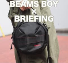 BEAMS BOY 별주 BRIEFING 헬멧 가방 블랙