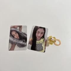 TWICE JIHYO:トレカ2枚＋めじるしアクセサリーのサムネイル
