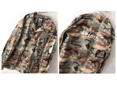 AVIREX M-65 迷彩 フィールドジャケット 極美品 カーキ L