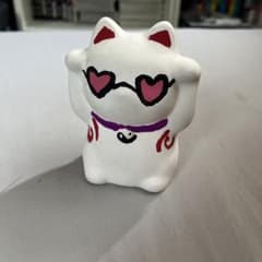 招き猫 貯金箱 ハートサングラス ペイントのサムネイル