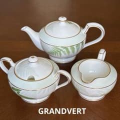美品】ノリタケ☆グランヴェール 萌黄野☆ティーポットセット - メルカリ