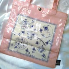 ♡Royal Copenhagen❣可愛いトートバッグ エナメル ピンクのサムネイル