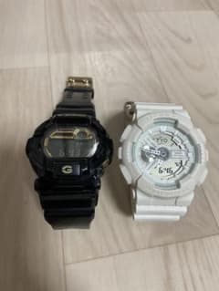 最終値下げ！　黒と白のセット売り　CASIO G-SHOCK 腕時計のサムネイル