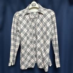 BURBERRY チェック柄 長袖シャツ Lサイズ - メルカリ