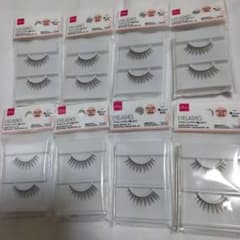 新品 アイラッシュ つけまつげ ナチュラル N02 8個まとめ ダイソー