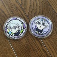 ハンターハンター　キルア　和紙缶バッジのサムネイル
