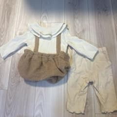 ベビー服 ロンパース ボアブルマ セットアップのサムネイル
