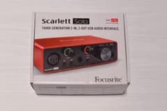 Focusrite Scarlett Solo インターフェース (3世代)