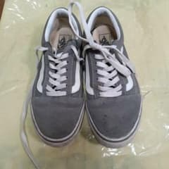 Vans Old Skool グレー/ホワイト スニーカーのサムネイル