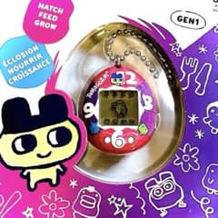 オリジナルたまごっち アメリカ版 Tamagotchi ピンクパープル クロック