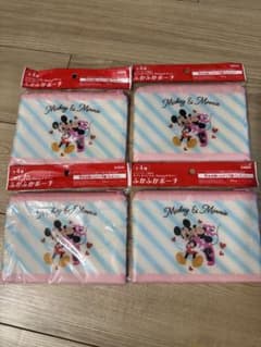 ミッキー&ミニー ふかふかポーチ 4個セット