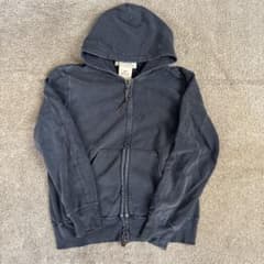 REMI RELIEFレミレリーフ ダメージ加工ジップパーカー ブラック17AWのサムネイル