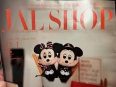 JALオリジナル　機内限定販売　ミッキー&ミニー　ちょっこりさんセット　新品のサムネイル