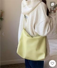 未使用 gossipロサンジェルス ライトイエロー ショルダーバッグのサムネイル
