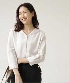 NATURAL BEAUTY BASIC セーラーカラーブラウス　2枚セットのサムネイル