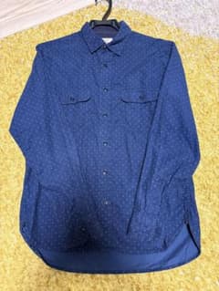 【GREEN LABEL RELAXING】ドット柄コーデュロイシャツ（S）のサムネイル