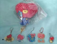 BTS BT21 TATA 이치 반 쿠지 봉제 키 체인