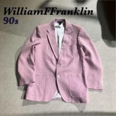 90sWilliamFFranklinピンクリネン混テーラードジャケットUSA - メルカリ