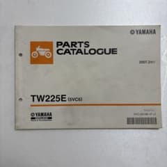 ヤマハ TW225E パーツカタログ 5VC6のサムネイル