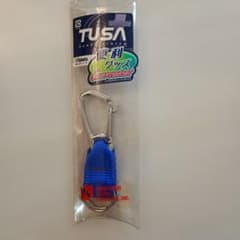 TUSA ダイビング用 カラビナ付ストラップ ブルーのサムネイル