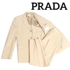 【セール中】PRADA-プラダ セットアップ スーツ アイボリー ホワイト セール中】PRADA-プラダ セットアップ スーツ アイボリー ホワイト