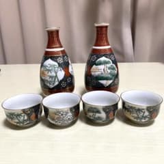九谷焼 【九谷美泉】 徳利とお猪口のセット - メルカリ