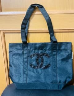 新品 シャネル トートバッグ スパンコールロゴ ノベルティ - メルカリ