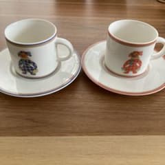 ペアのピエロ、カップ&ソーサーのサムネイル