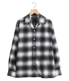 ワコマリア　オンブレシャツチェックシャツ 2025AW新作　新品未使用タグ付き ワコマリア オンブレシャツチェックシャツ 2025AW新作 新品未