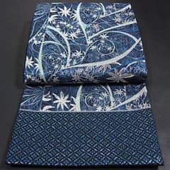 新品 西陣織六通柄袋帯 幻想的 紅葉 美しいグラデーション【綿芯御仕立 