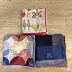 ブランドハンカチ 3枚セット ANNA SUI 他のサムネイル