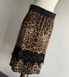 Dolce & Gabbanaドルチェ&ガッバーナ レオパード スカート 44 - メルカリ