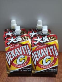デカビタCゼリー大盛1.5倍270g ８０個セット デカビタCゼリー 大盛1.5倍 4本セット - メルカリ