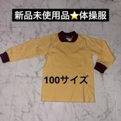 Ｂ-6 新品未使用品⭐️体操服 100 体操服 イエロー