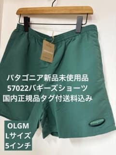 【新品】パタゴニア バギーズ　5インチ　Lサイズ タグ付 新品】パタゴニア バギーズショーツ5インチ Lサイズ タグ付送料込