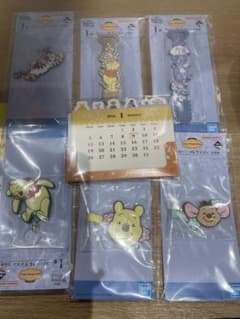 이치 반 쿠지 쿠마의 푸 씨 I 상 고무 컬렉션 6 종 콤프