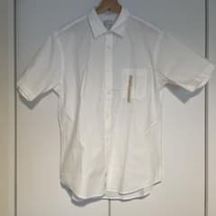 MUJI 洗いざらしコットン100% 半袖シャツ L ホワイトのサムネイル