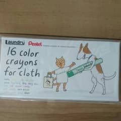 ぺんてる ファブリックファン布描きくれよん Laundryのサムネイル