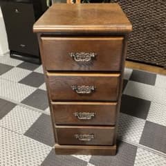 昭和家具　木製引き出し付き箪笥　　④ 木製箪笥 タンス 4段 和風 昭和レトロ - メルカリ