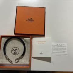 HERMES ジャンボH レザーブレスレットのサムネイル
