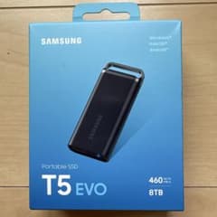 Samsung Portable SSD T5 EVO 8TBのサムネイル