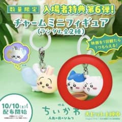 映画ちいかわ 入場者特典第6弾 ちいかわ＆ハチワレ チャームミニ